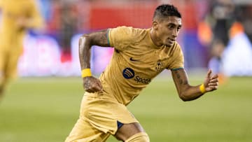 Raphinha lors du match amical contre les New York Red Bulls.