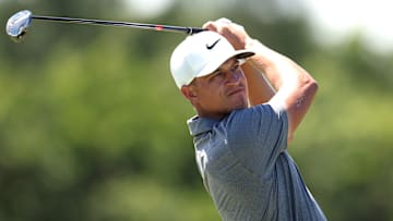 Cameron Champ tees off during the third round of the 2025 Puerto Rico Open