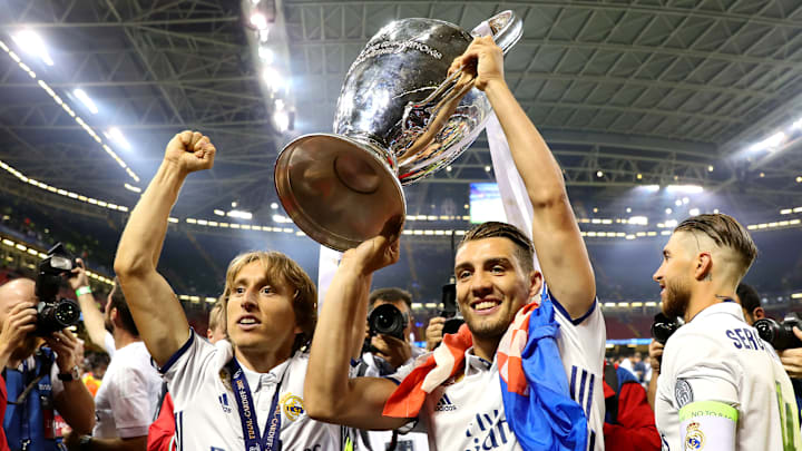 Luka Modric ve Mateo Kovacic Luka Modric ve Mateo Kovacic