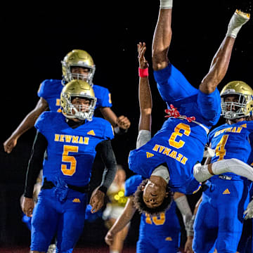 Florida Gators wide receiver commitment Naeshaun Montgomery (3) has been impossible to stop this season.