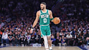 Boston Celtics forward Jayson Tatum during the 2025 NBA Playoffs.