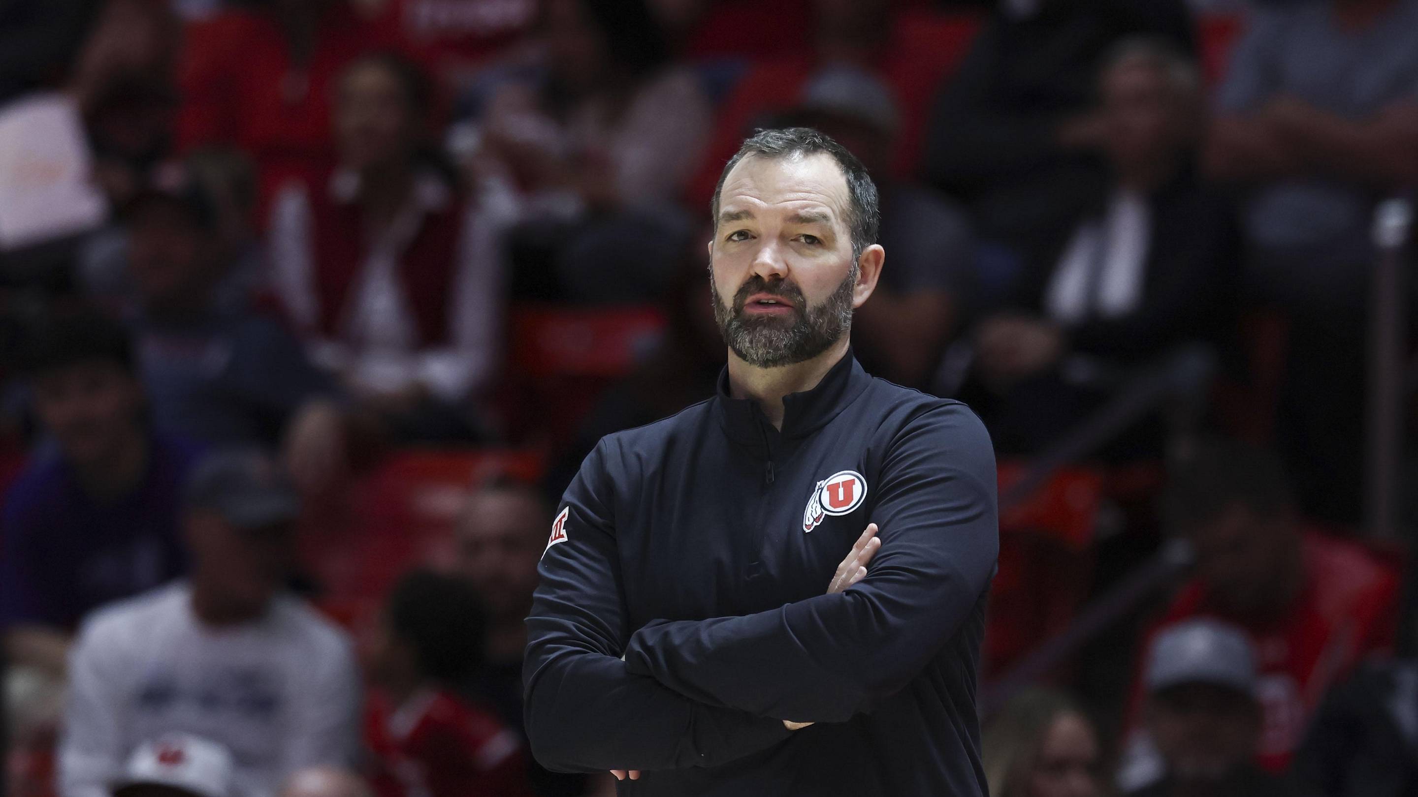 Utah Runnin' Utes head coach Alex Jensen. | Rob Gray-Imagn Images