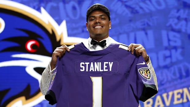 Ronnie Stanley after being picked by the Baltimore Ravens in 201