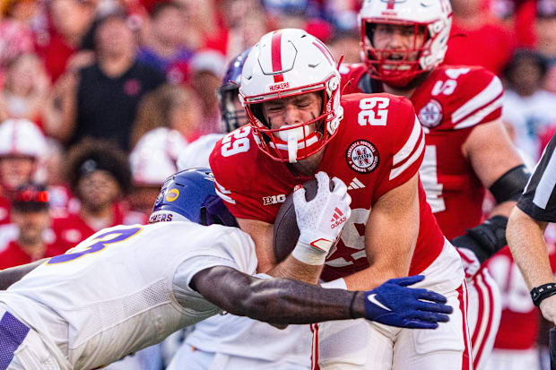 Nebraska Cornhuskers wide receiver Carter Nelson