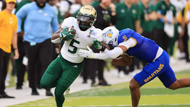 San Jose State Spartans linebacker Taniela Latu San Jose State Spartans linebacker Taniela Latu