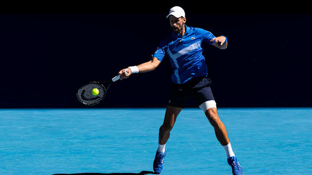 Djokovic retired from his semifinal match against Zverev due to injury.