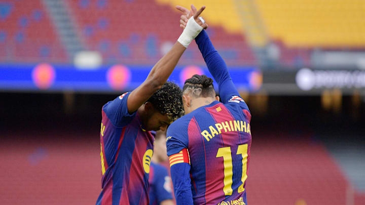 Raphinha e Yamal são os destaques do ataque blaugrana