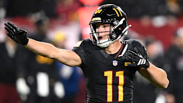 Washington Commanders wide receiver Luke McCaffrey