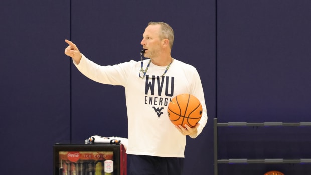 West Virginia University head coach Darian DeVries