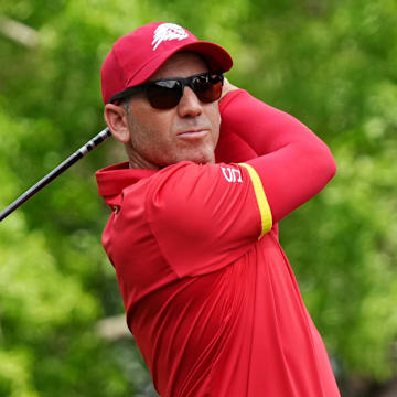 Sergio Garcia, pictured at last month's Masters, failed to qualify Monday for the U.S. Open.