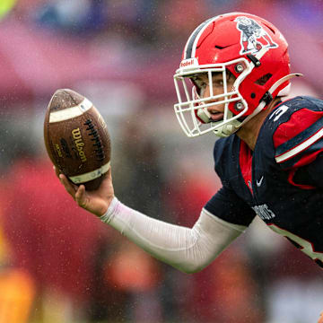 Heritage Hills' Jett Goldsberry (3) has led the Patriots to an undefeated start.