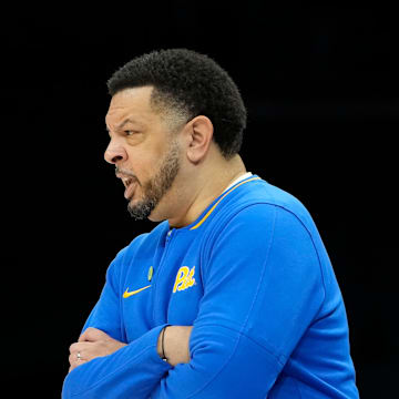 Mar 11, 2025; Charlotte, NC, USA; Pittsburgh Panthers head coach Jeff Capel reacts in the first half at Spectrum Center. Mandatory Credit: Bob Donnan-Imagn Images