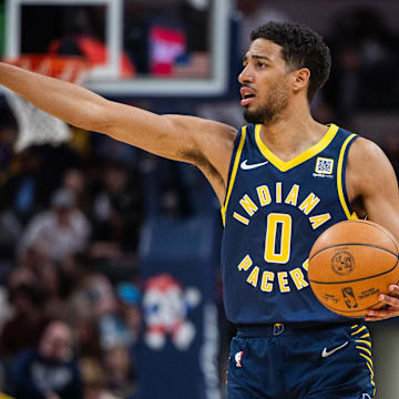 Indiana Pacers guard Tyrese Haliburton.