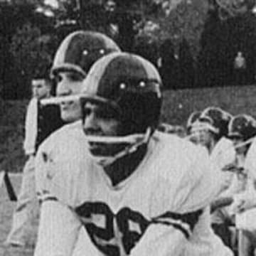 A young Joe Biden (30) waits to get in the game for Archmere Academy (Delaware) in 1960.