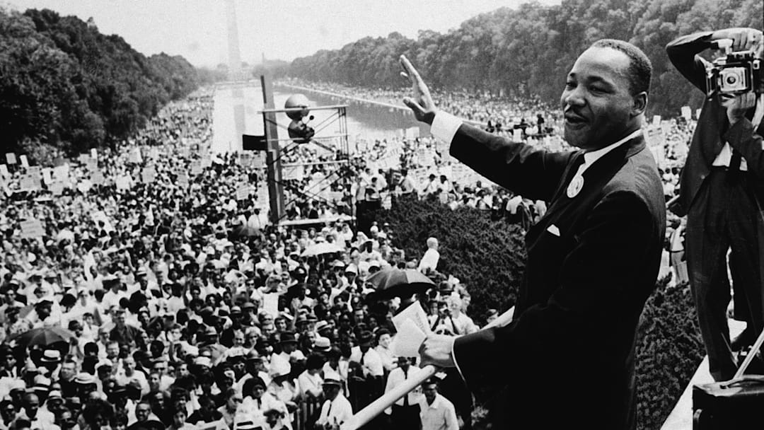 Martin Luther King at the March on Washington. Martin Luther King at the March on Washington.