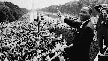 Martin Luther King at the March on Washington.