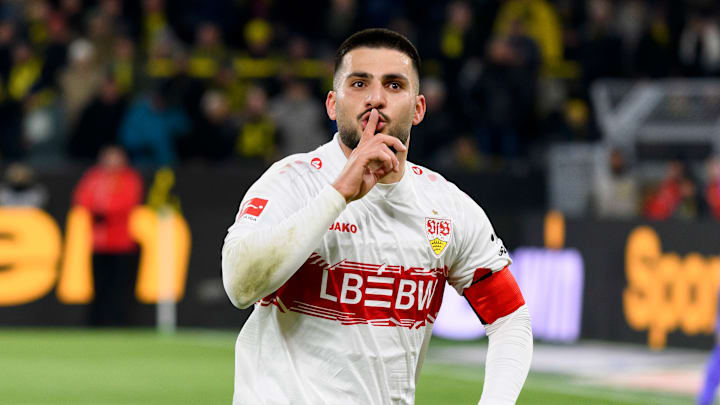 Beim 3:3 im Hinspiel in Dortmund schnürte Deniz Undav einen Dreierpack