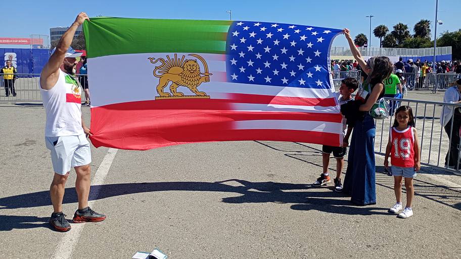 A specially made flag.