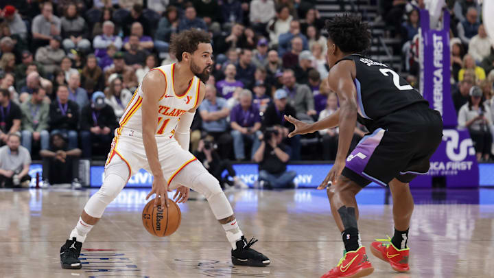 The Hawks are heavily favored against Utah on Sunday. The Hawks are heavily favored against Utah on Sunday.