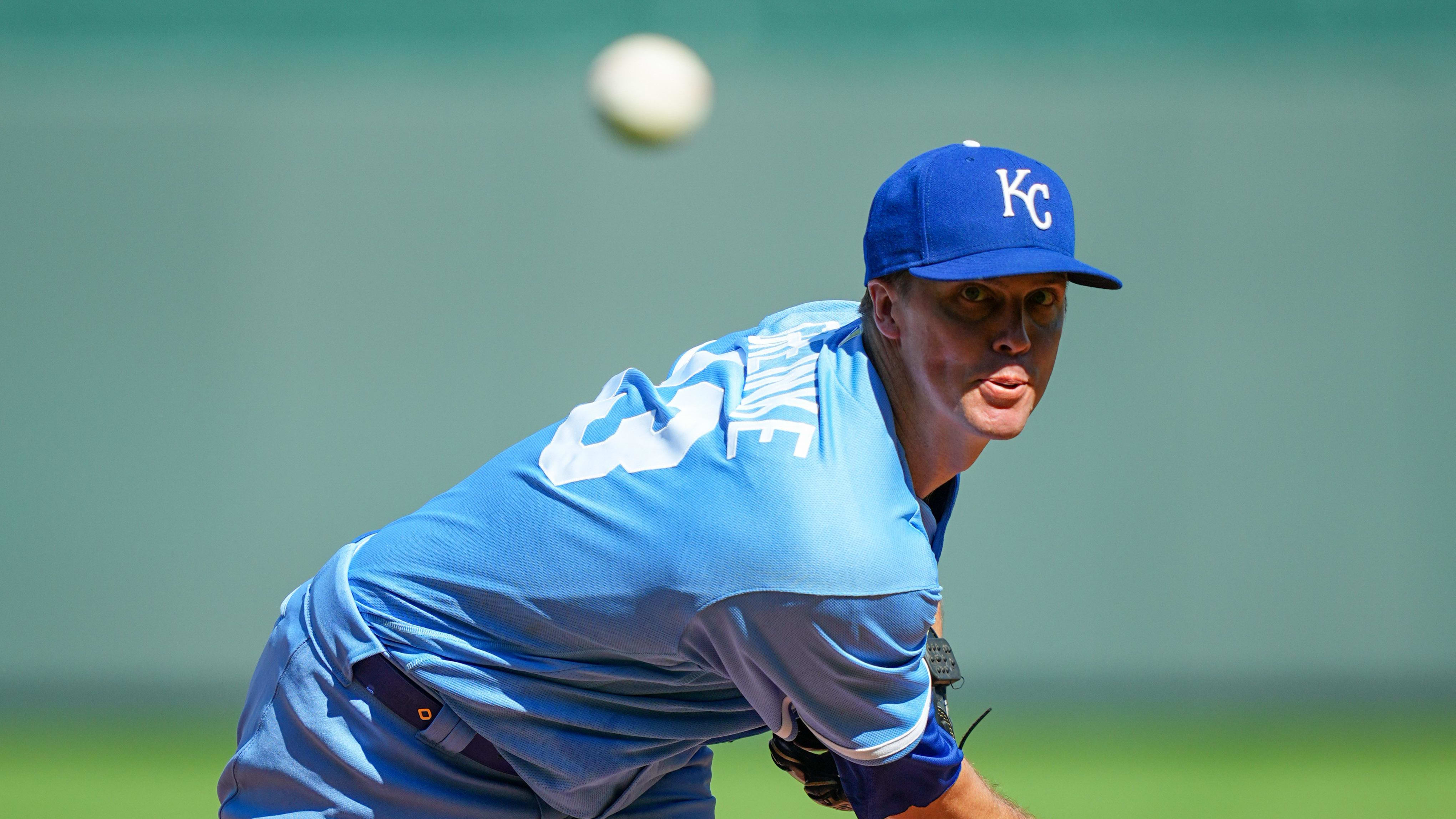 Former Kansas City Royals starting pitcher Zack Greinke