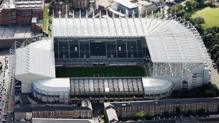 The game was taking place at St James' Park