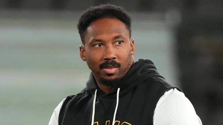 Los Angeles Rams defensive end Myles Garrett.