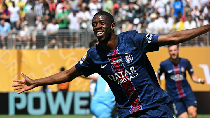 Ousmane Dembélé a encore été buteur face aux Merengue. Ousmane Dembélé a encore été buteur face aux Merengue.