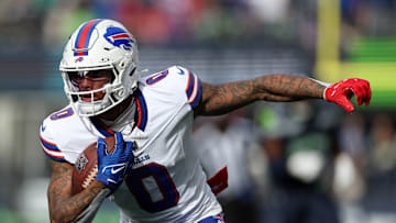 Buffalo Bills wide receiver Keon Coleman