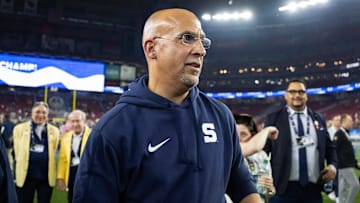 Penn State football head coach James Franklin