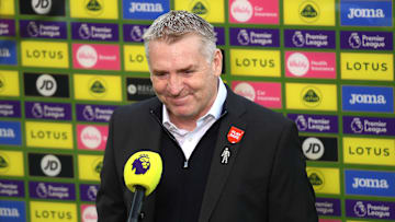 Dean Smith was victorious in his last meeting with Manchester United, leading Aston Villa to a 1-0 win at Old Trafford