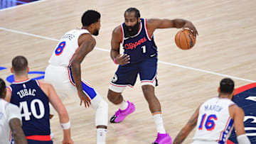 James harden, Ivica Zubac, LA Clippers
