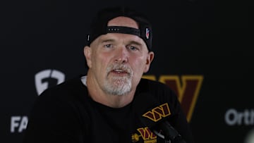 Washington Commanders head coach Dan Quinn