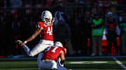 Rutgers Scarlet Knights place kicker Jai Patel. Credit: Vincent Carchietta-Imagn Images