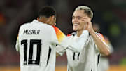 Jamal Musiala und Florian Wirtz harmonieren beim DFB gut zusammen 