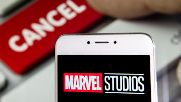 In this photo illustration a American film production label...
