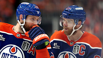 Leon Draisaitl and Connor McDavid
