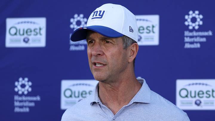 New York Giants - head coach John Harbaugh