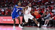 Houston Cougars freshman guard Mercy Miller (25) is the son of rapper Master P.