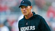 Oklahoma Sooners head coach Brent Venables before the game against the Ole Miss Rebels at Gaylord Family-Oklahoma Memorial Stadium. Credit: Kevin Jairaj-Imagn Images