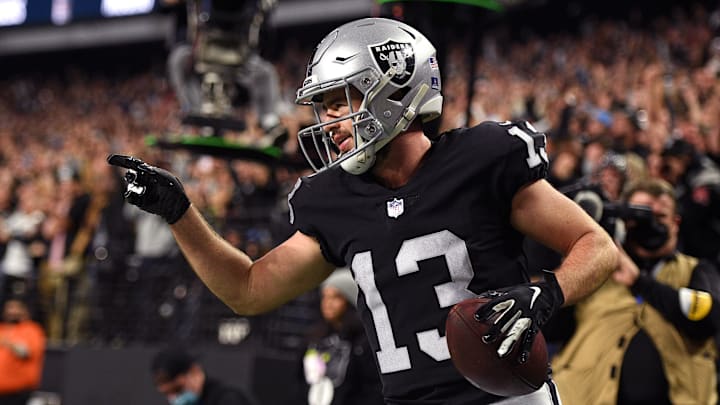 Las Vegas Raiders wide receiver Hunter Renfrow on Jan 9, 2022.