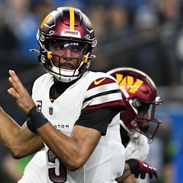 Daniels completed 69% of his passes and threw for 3,568 yards, 25 touchdowns and nine interceptions, leading the Commanders to the NFC championship game. 