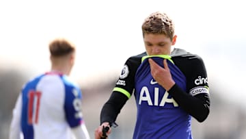 Matthew Craig in action for Spurs U21s