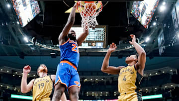 Mitchell Robinson, New York Knicks and Jakob Poeltl, Scottie Barnes, Toronto Raptors