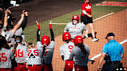 Nebraska softball outfielder Kacie Hoffmann homers on Sunday against Colorado State in a fall ball win.