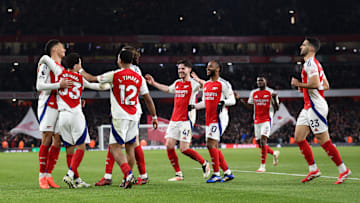 The Gunners eased to victory