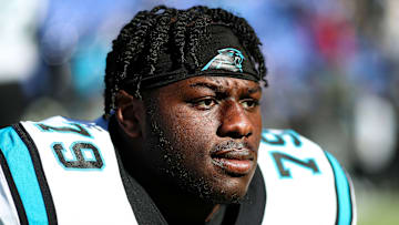 Carolina Panthers offensive tackle Ikem Ekwonu