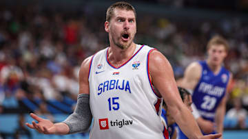 Serbia v Finland: Round of 16 -  FIBA EuroBasket 2025