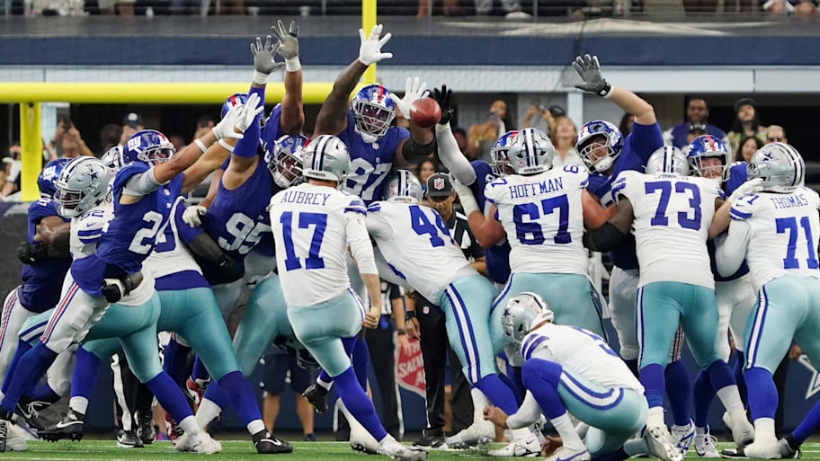 Dallas Cowboys kicker Brandon Aubrey