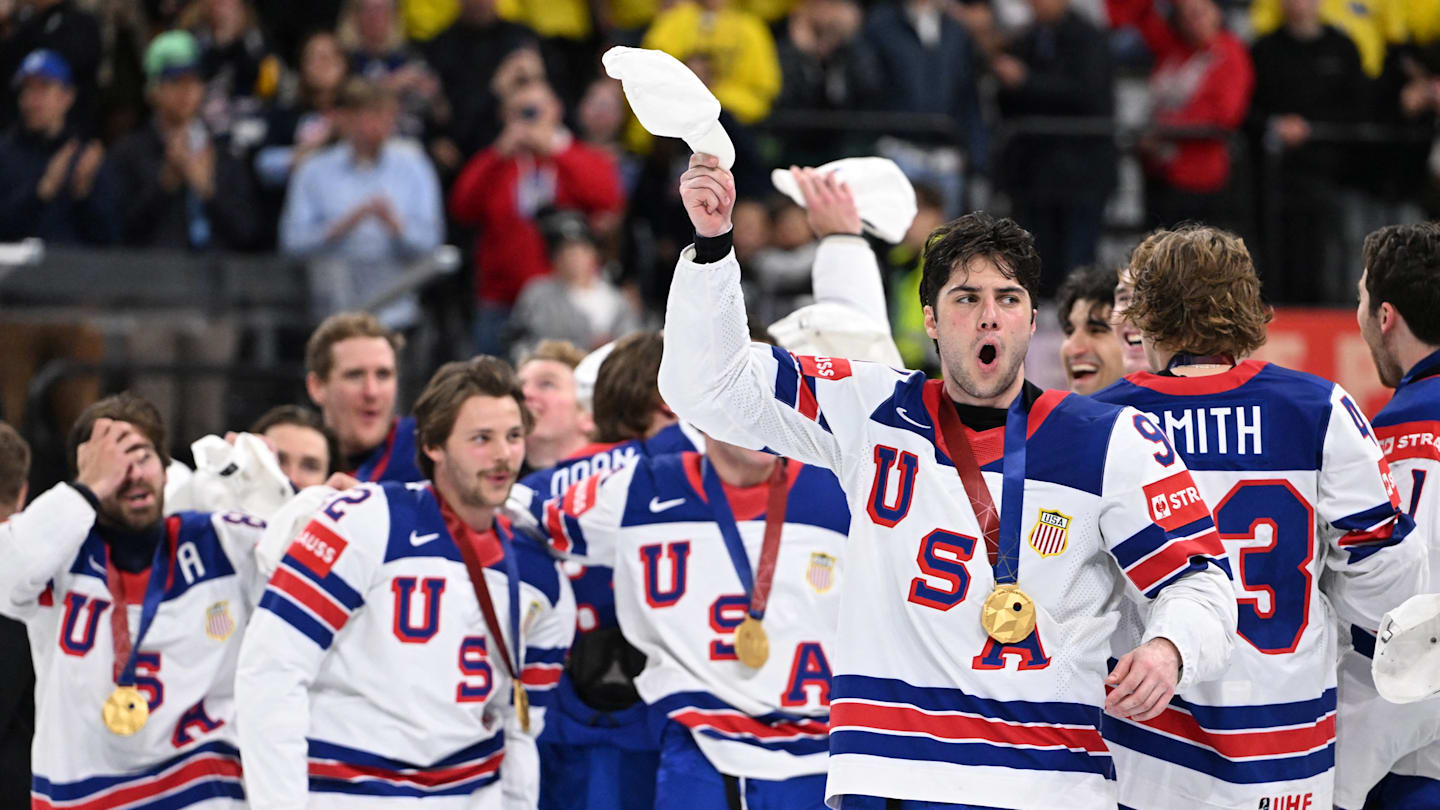 Team USA Wins Worlds Gold Behind Swayman Shutout