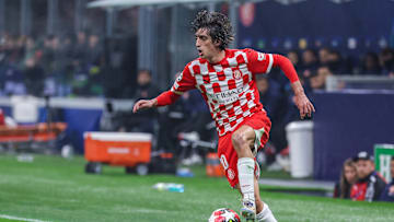 Bryan Gil of Girona FC seen in action